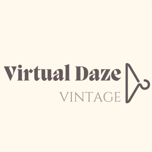 Virtual Daze Vintage logo with coathanger